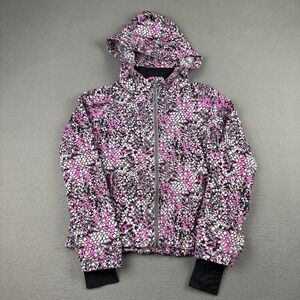 Ivivva by Lululemon Jacket‎ Girls Size 10 Hooded Full Zip Athletic Jacket